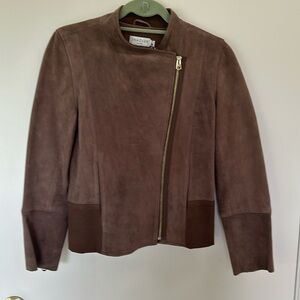 Thacker NYC Suede moto style jacket, new with tags